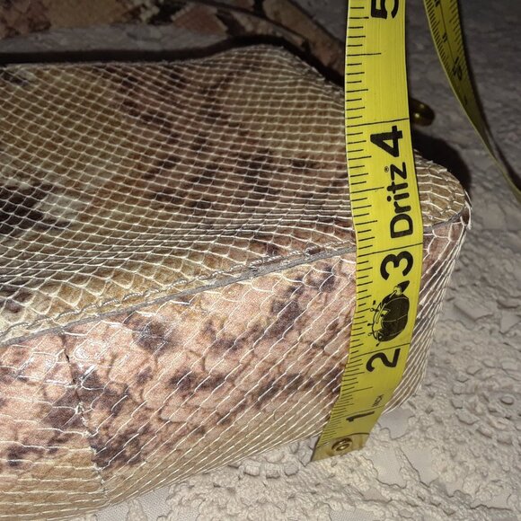 Madewell Snake Embossed Leather Transport Crossbody Bag - Picture 10 of 12